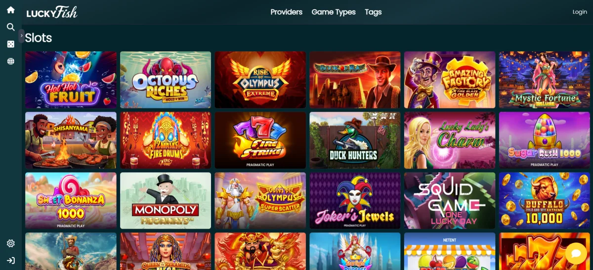 lucky fish online casino games